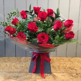 Red Rose Hand tied